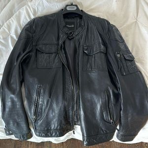 7 Diamonds Leather Jacket